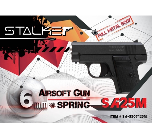 Пистолет пневматический спринговый Stalker SA25M (аналог Colt 25) по низким ценам в магазине Пневмач