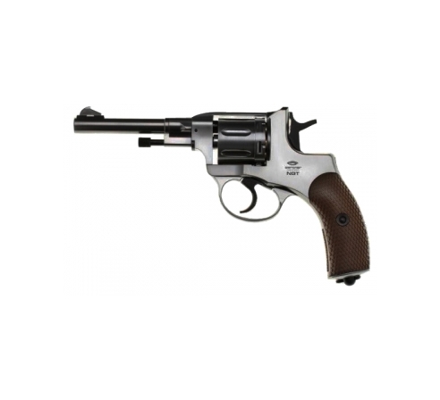 Пневматический револьвер Gletcher NGT RF Silver (аналог нагана) по низким ценам в магазине Пневмач