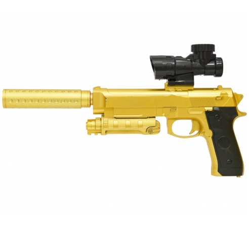 Пистолет бластер AngryBall M92 Gold по низким ценам в магазине Пневмач