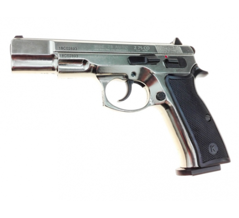 Охолощенный СХП пистолет Z75-СО Kurs (CZ 75) 10ТК, хром по низким ценам в магазине Пневмач