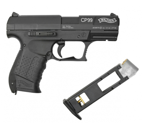 Пневматический пистолет Umarex Walther CP99  (аналог вальтер п99) по низким ценам в магазине Пневмач