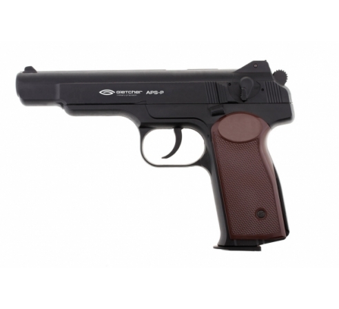 Пневматический пистолет Gletcher APS-P (аналог стечкина) по низким ценам в магазине Пневмач