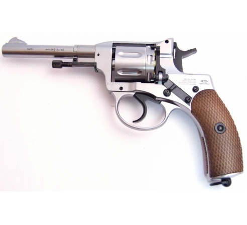 Пневматический револьвер Gletcher NGT F Silver (аналог нагана) по низким ценам в магазине Пневмач