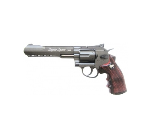 Пневматический револьвер Borner Super Sport 702 с фальшпатронами (аналог Смита-Вессона 4 дюйма) по низким ценам в магазине Пневмач
