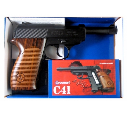 Пневматический пистолет Crosman C41 (аналог вальтер П38) по низким ценам в магазине Пневмач