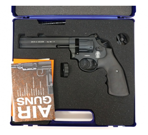 Пневматический револьвер Umarex Smith & Wesson 586 6" по низким ценам в магазине Пневмач