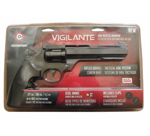 Пневматический револьвер Crosman Vigilante (аналог Смита-Вессона 6 дюймов) по низким ценам в магазине Пневмач