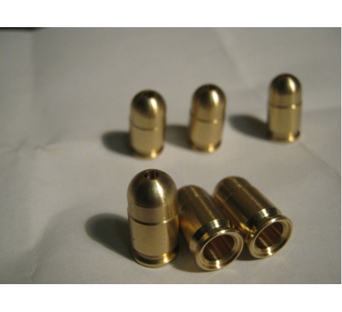 Картриджи-пульки к сигнальному пистолету ПМ (латунь) ПРЕМИУМ  209   (8 шт) по низким ценам в магазине Пневмач