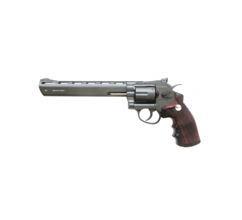 Пневматический револьвер Borner Super Sport 703 с фальшпатронами (аналог Смита-Вессона 8 дюймов) по низким ценам в магазине Пневмач