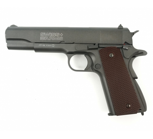 Пневматический пистолет Swiss Arms 1911 (аналог кольта 1911) по низким ценам в магазине Пневмач