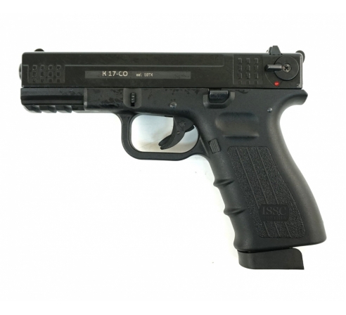 Охолощенный СХП пистолет K17-СО Kurs (Glock 17) 10ТК, черный по низким ценам в магазине Пневмач