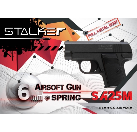 Пистолет пневматический спринговый Stalker SA25M (аналог Colt 25)
