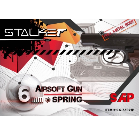 Пистолет пневматический спринговый Stalker SAP Spring (аналог PM)