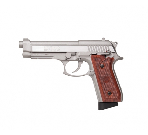 Пистолет пневматический Swiss Arms SA92 (Beretta92) по низким ценам в магазине Пневмач