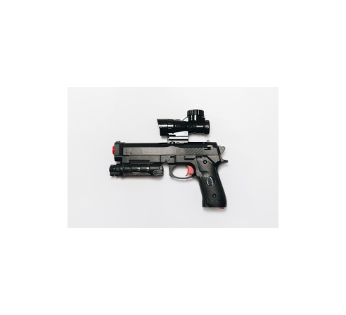 Пистолет бластер AngryBall M92 (Beretta) Black по низким ценам в магазине Пневмач
