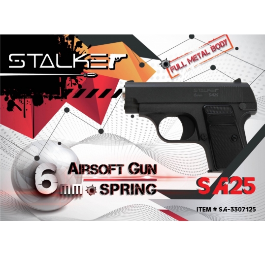 Пистолет пневматический спринговый Stalker SA25 (аналог Colt 25) 